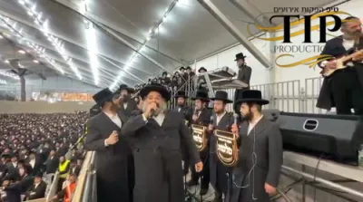 צענטראלע מעמד ירושלים של מעלה בראשות כ"ק אדמו"ר מסאטמאר שליט"א 