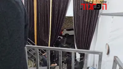 ווידיאו: כ"ק אדמו"ר מסאטמאר שליט"א ביים אריינקומען צום קבלת פנים אין ירושלים 