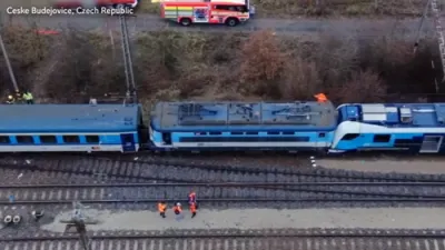 איבער 50 פארוואונדעט אין א טשעכישע באן קראך.