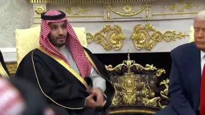 בין סאלמאן פארטיידיגט די גוטע קניפ צווישן אמעריקע און סאודי אראביע און ענטפערט וועגן 9-11