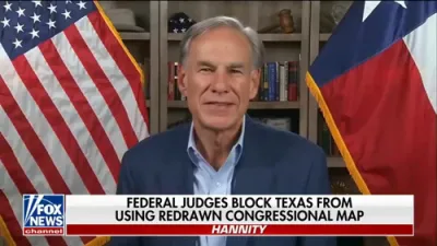 גאווערנאר עיבאט באפעלט די סטעיט טעקסאס צו אינגאנצן אוועקנעמען שאריא געזעץ קאורט'ס.