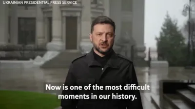 זאלענסקי גיבט ארויס ווידעא מעסעטש נאך וואס די טראמפ אדמיניסטראציע וויל אז אוקריינע זאל אויפגעבן שטחים פאר שלום 