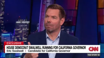 נייע קאנדידאט פאר קאליפארניע גאווערנער קאנגרעסמאן עריק סוועלוואל זאגט אז מען דארף קענען אפגעבן שטומען דורכן טעלעפאן