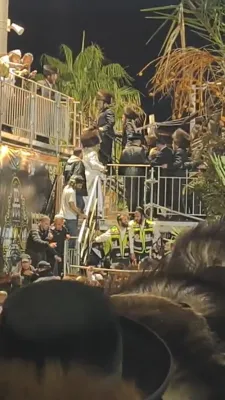 ערשטע חלק פון די גרויסארטיגע מעמד ההדלקה פון כ"ק אדמו"ר מסאטמאר שליט"א אין מירון