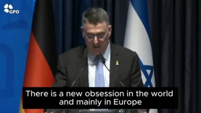 איזראעלי אויסערן מיניסטער ווארנט דייטשלאנד איבער גרינדן א פאלעסטינע לאנד