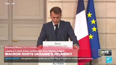 מאקרון וויל שיקן כאטש 100 דזשעטס פאר אוקריינא 