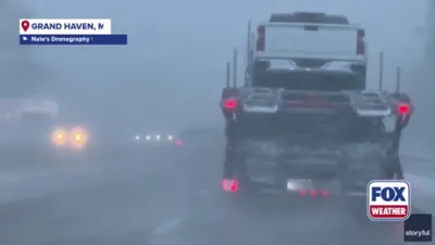 שווערע שניי לאזט זיך אראפ אינמיטן חאגע