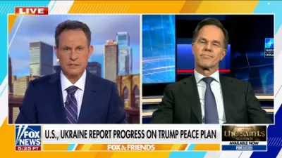 מארק רוטה רעדט איבער טראמפ'ס ארבעט פאר שלום איבער די וועלט 