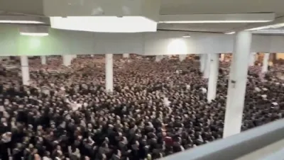 נאך ווידיאוס פון שמחת החתונה בחצר הקודש גור