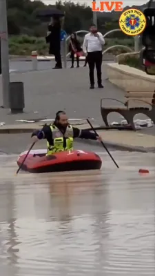 שווערע רעגענעס היינט אין ירושלים