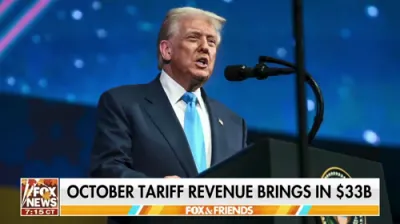 די אינקאם פון טאריפס האט דערגרייכט אקטאבער 33 ביליאן דאלער 