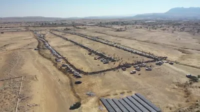 א מארש אין תימן פון די חותים