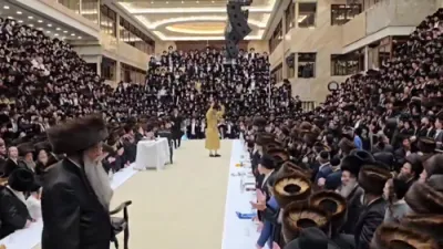 מלוה מלכה אין ירושלים בראשות הרה"צ רבי אלימלך בידערמאן שליט"א לרגל הילולת הבת עין  