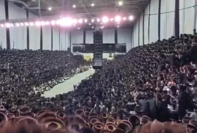 ערשטע ווידיאוס פון שמחת החתונה פון ערשטן אור אייניקל פון כ"ק אדמו"ר מסאטמאר 