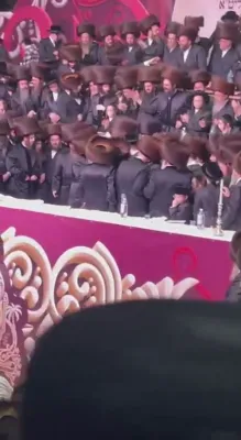 ערשטע ווידיאוס פון שמחת החתונה פון ערשטן אור אייניקל פון כ"ק אדמו"ר מסאטמאר 