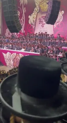 ערשטע ווידיאוס פון שמחת החתונה פון ערשטן אור אייניקל פון כ"ק אדמו"ר מסאטמאר 