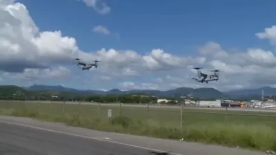 אמעריקאנער מיליטער קומט אן אין פארטא ריקא, צוליב וואס די שפאנונגען מיט ווענעזועלע וואקסן.