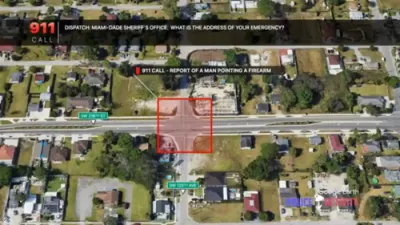 מיאמי פאליציי האנדלען מיט א פארדעכטיגטע פארשוין