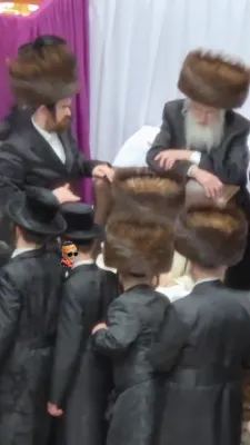 ווידיאוס פון שמחת החתונה בחצר הקודש סאטמאר 