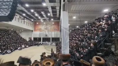 ווידיאוס פון שמחת החתונה בחצר הקודש סאטמאר 