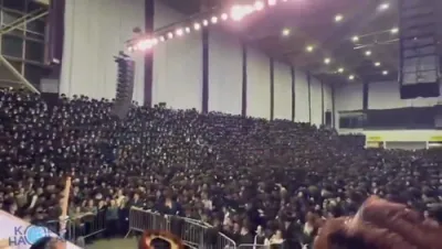 נאך בילדער און ווידיאוס פון שמחת החתונה בחצר הקודש סאטמאר 