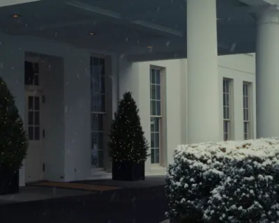 די ערשטע שניי אויפן ווייסע הויז 