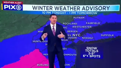 די ערשטע שניי פונעם יאר אין טריי סטעיט ראיאן