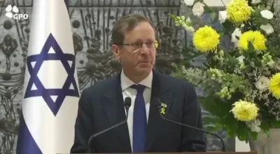 מדינת ישראל פרעזידענט רופט אוסטראליע זאל נעמען שריט קעגן אנטיסעמיטיזעם צוליב די טעראר אטאקע 