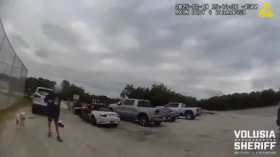 א מאן אין פלארידע האט געמאכט א עקסידענט מיט א גע'גנב'טע קאר