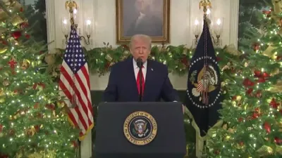 די פולע אדרעס פון פרעזידענט טראמפ צום אמעריקאנע פאלק