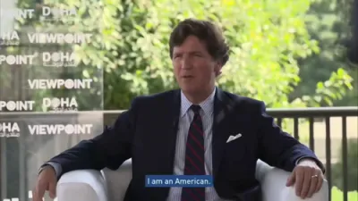 טאקער קארלסאן וויל זעהן א צאמארבעט פון אמעריקע מיט קאטאר אנשטאט מדינת ישראל 