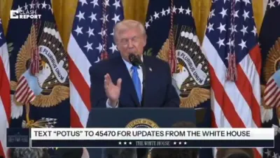 טראמפ דערקלערט חיזבאללה אלץ א גלאבאלע סכנה ביי די חנוכה מסיבה אין ווייסן הויז 