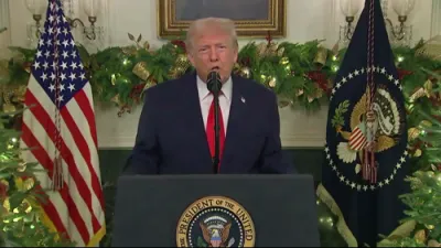 טראמפ רעדט איבער די שלום איבער די וועלט און ביליגערע דראג פרייזן אונטער זיין פרעזידענטשאפט 