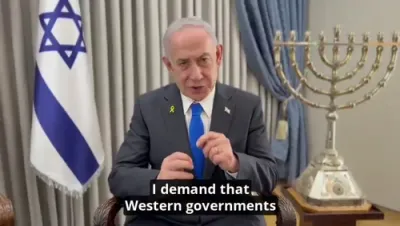 נתניהו זאגט אז וועלט פירער זאלן באשיצן אידישע קהילות 