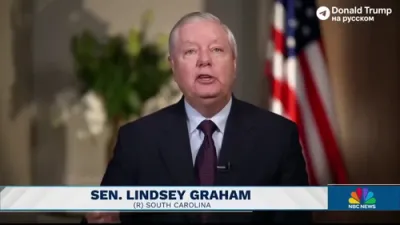 סענעטאר לינדזי גרעהעם ווארנט פון א גרויסע עסקאלאציע אויב פוטין ווארפט אפ די שלום פלאן