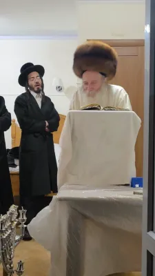 פולע גאלעריע פון שבת חנוכה אין אומן ביי כ"ק אדמו"ר מתורת חכם שליט"א 