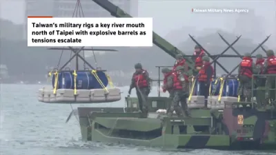 טייוואן מיליטער ווייזט זייער שטארקייט 