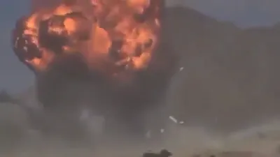 סאודי אראבישער לופט-אטאקע האט געטראפן אן UAE-געשטיצטן STC לאגער אין מוקאלא.