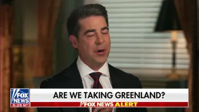 וויצע פרעזידענט ווענס ביים ארומרעדן איבער די מעגליכקייט אז גרינלאנד זאלן ווערן א טייל פון אמעריקע 