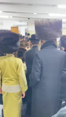 פדיון הבן בחצה"ק קרעטשניף סיגעט בהשתתפות כ"ק אדמו"ר מקרעטשניף כפר אתא שליט"א