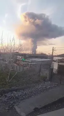 א ריזיגע אויפרייס האט אויסגעבראכן אין צפון איראן.