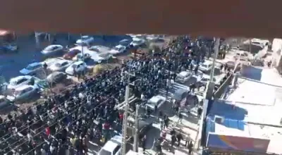 די פראטעסטן אין איראן גייען אן