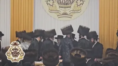 שמחת החתונה פון נכד כ"ק אדמו"ר מסאטמאר שליט"א 