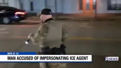 טעקסאס מאן ארעסטירט פארן זיך פארשטעלן ווי א ICE אגענט.