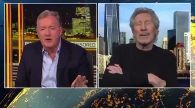 ראדזשער וואטערס באצייכנט איראנע פראטעסטירער ווי "געוואלדטאטיגע גרופעס" אויף פיערס מארגן.