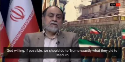 איראנישער גלח רופט אז טראמפ זאל ווערן אנגעגריפן ווי מאדורא.