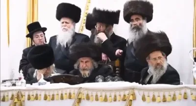 כ"ק אדמו"ר מראחמסטריווקא שליט"א פראוועט א היסטארישע שבת אין בני ברק 