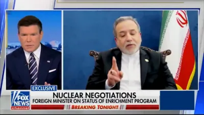 ברעט בייער קאנפראנטירט איראן'ס אויסערן מיניסטער איבער טיף באגראבענע נוקלעארע פאבריקן.