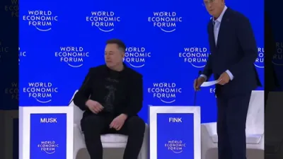 פולע אינטערוויו מיט אילאן מאסק ביי די ווארלד עקאנאמיק פארום