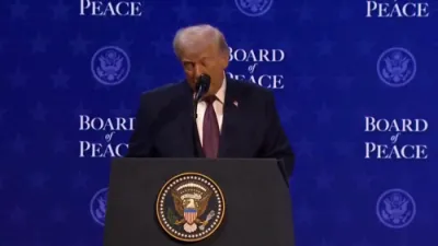 טראמפ'ס שלום באורד ווערט א אפיציעלע אינטערנאציאנאלע קערפערשאפט אונטער טראמפ.